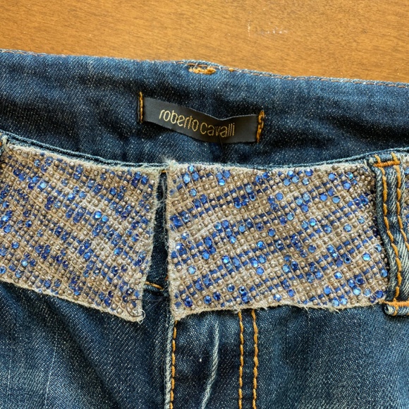 Roberto Cavalli Vintage Jeans with Beaded Waistband - Picture 9 of 9